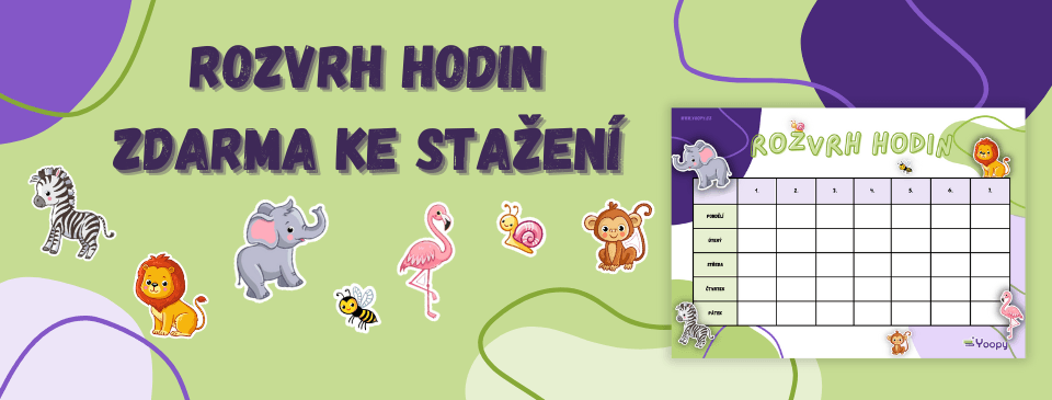 Rozvrh hodin od Yoopy.cz