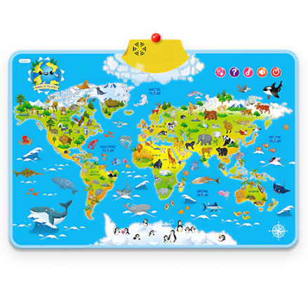 Interaktivní poster – Zvířecí mapa - Yoopy.cz