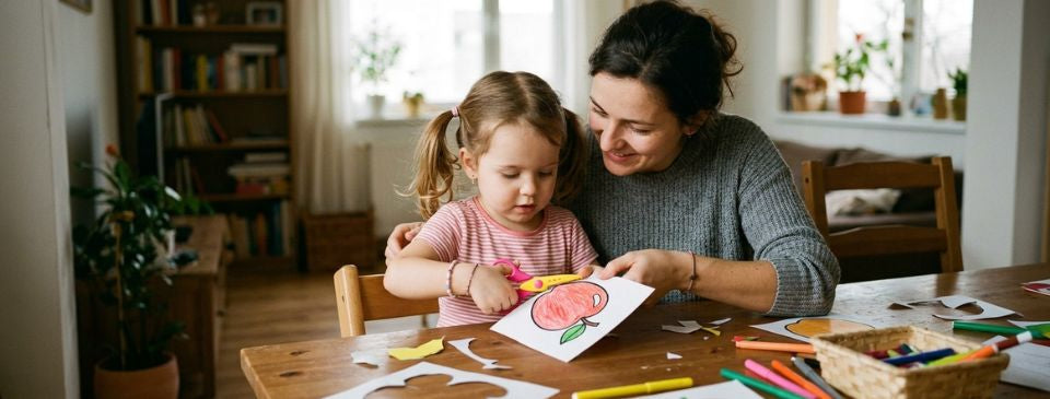 Jak naučit dítě stříhat nůžkami?