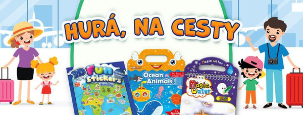 Dětská zábava na cesty: 5 tipů, které Vám ulehčí dlouhé hodiny v autě nebo letadle