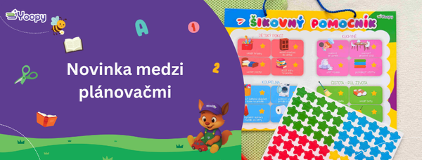 Novinka mezi plánovači – magnetická tabule „Šikovný pomocník“!