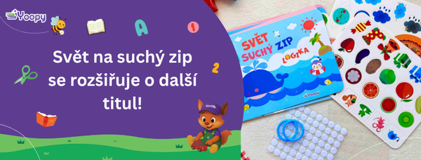 Náš bestseller Svět na suchý zip se rozšiřuje o další titul!