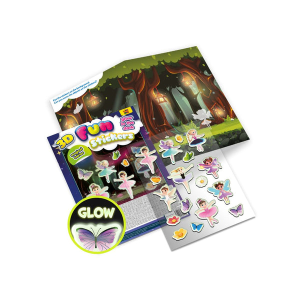 Svítící 3D nálepky