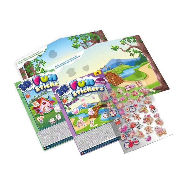 Třpytivé 3D samolepky