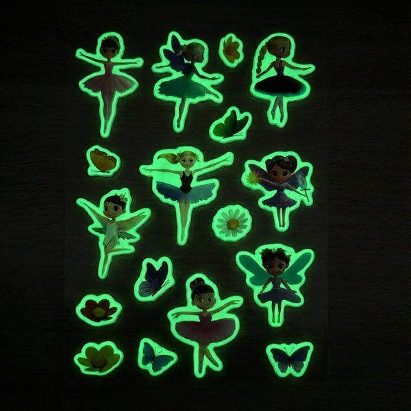 Svítící 3D nálepky