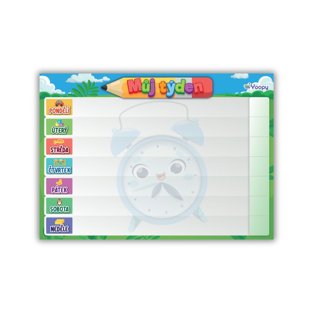 Denní magnetický organizér