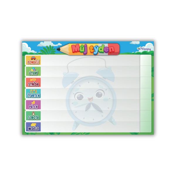 Denní magnetický organizér