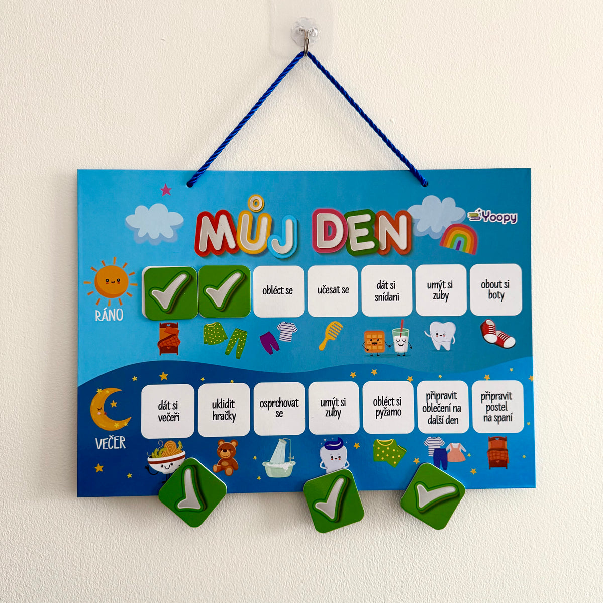 Denní magnetický organizér
