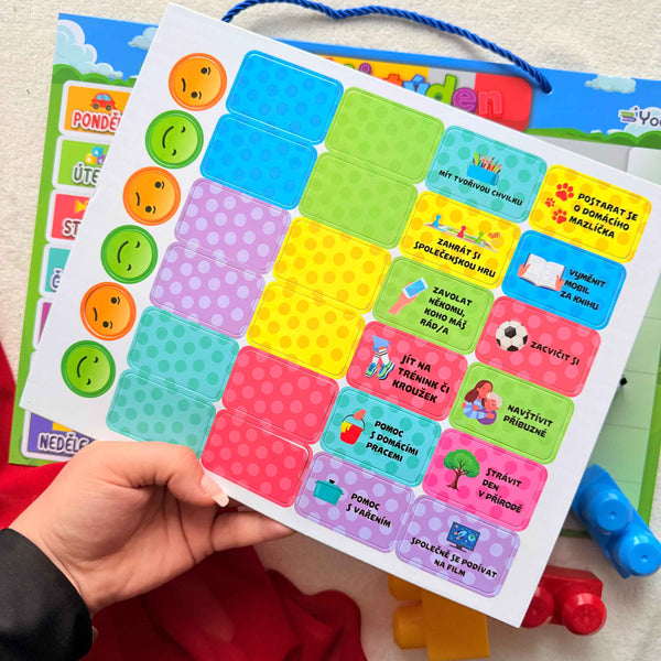 Denní magnetický organizér