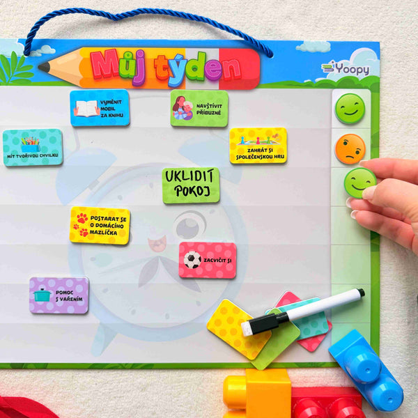 Denní magnetický organizér